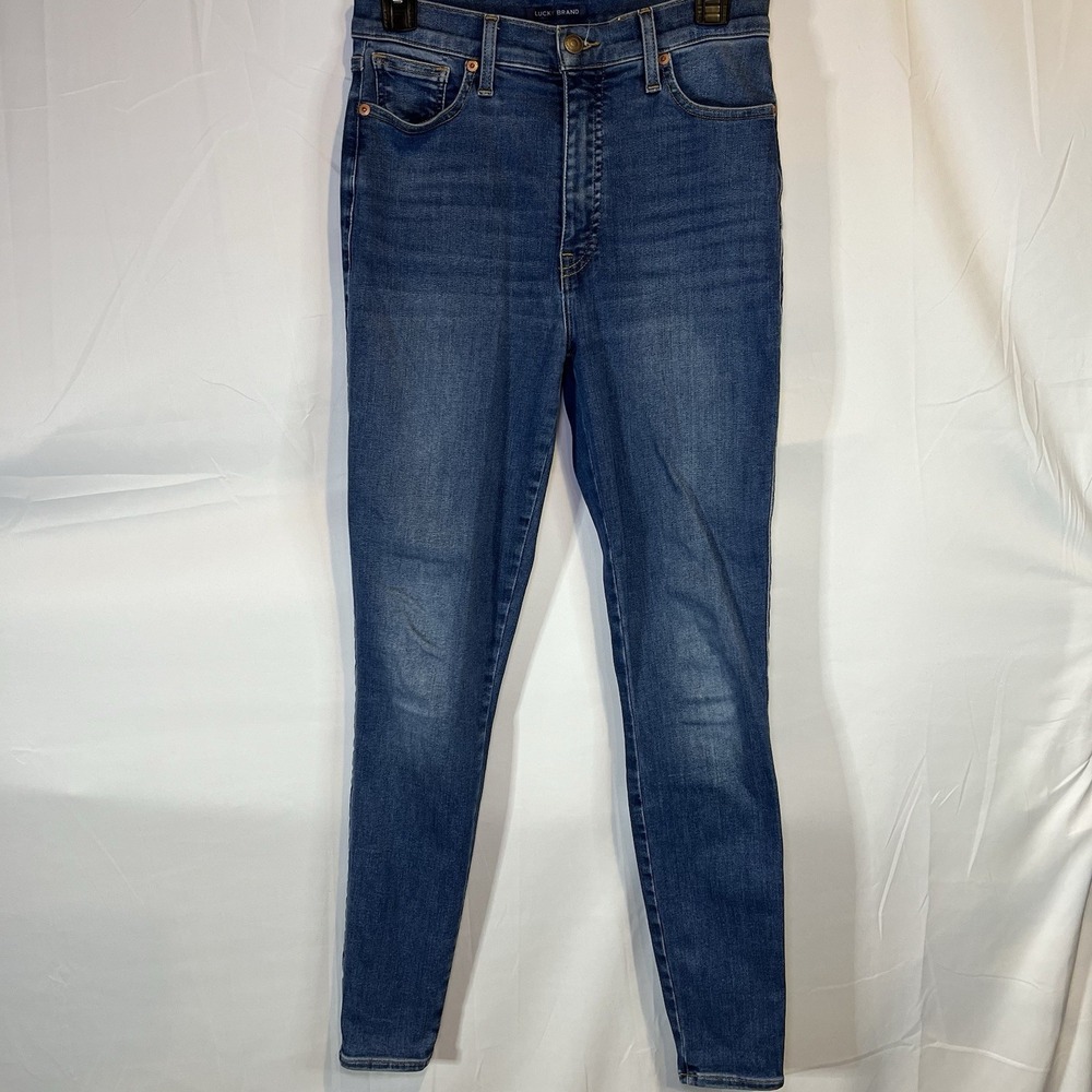 Lucky Brand 3 Woman's Unifit Jeans Ankle Skinny Blue Dark-Wash 27-29 R
